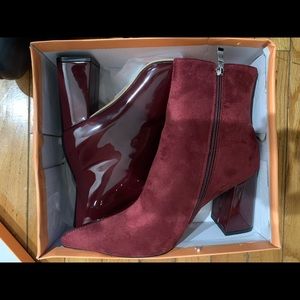 Bordeaux boots new in the box